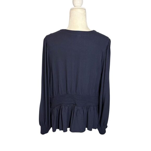 Old Navy waist defined navy peasant blouse - XXL - 🙂3/$15 - Picture 4 of 9